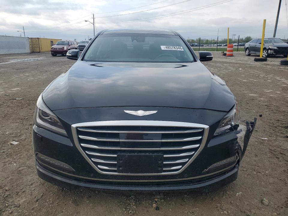 2017 Genesis G80 VIN KMHGN4JE9HU210145 COPART salvage auction — FRONT END, Il - Salvage Certificate, sold $3,250 on 2026-07-02 (photo 5)