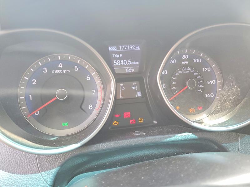 2016 Hyundai Elantra VIN KMHD35LHXGU253008 COPART salvage auction — FRONT END, Fl - Certificate Of Title, sold $1,150 on 2026-07-09 (photo 9)
