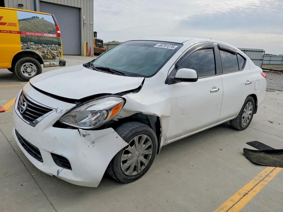 2012 Nissan Versa VIN 3N1CN7AP1CL857778 COPART salvage auction — FRONT END, Ky - Cert Of Title-Salvage, sold $450 on 2026-07-09 (photo 1)