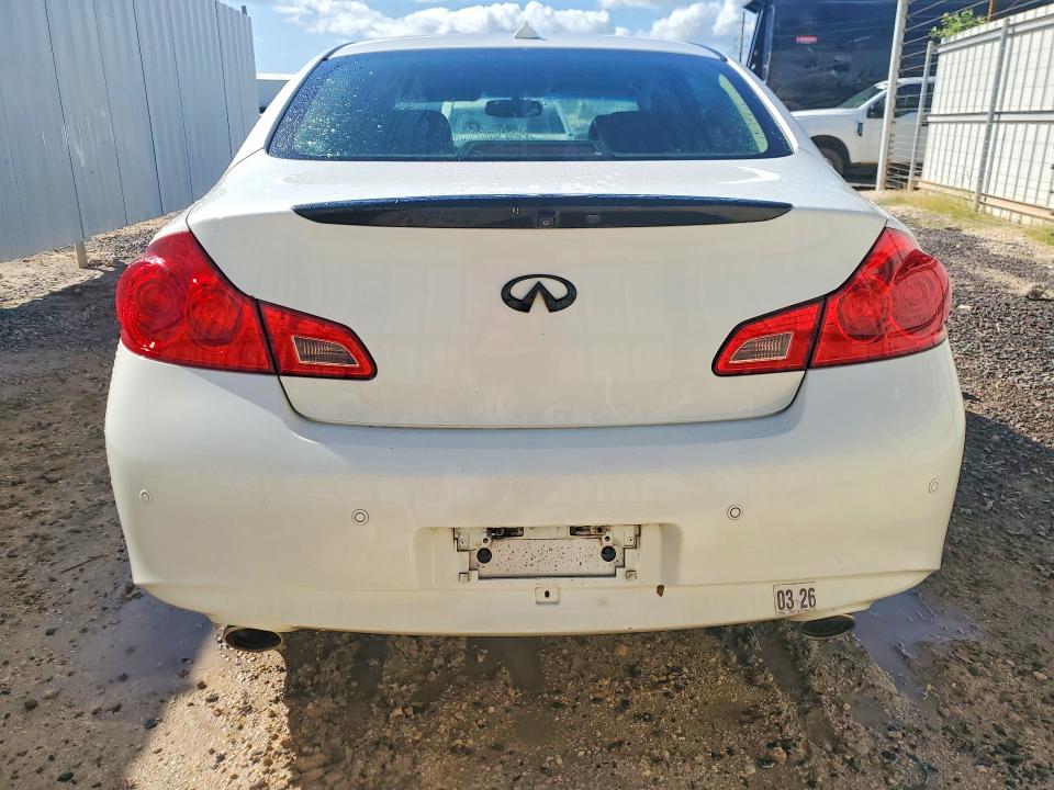2013 Infiniti G35 VIN JN1CV6AP7DM722189 COPART salvage auction — NORMAL WEAR, Hi - Cert Of Title-Repossession, sold $4 on 2026-08-24 (photo 6)