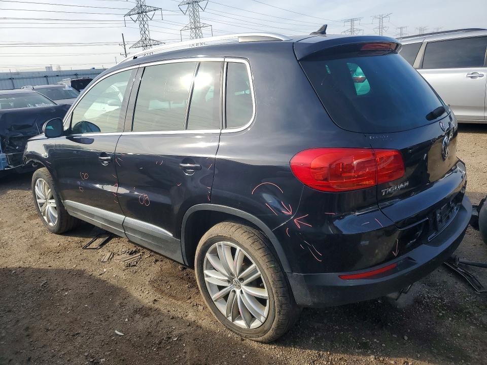 2013 Volkswagen Tiguan VIN WVGBV7AXXDW522681 COPART salvage auction — FRONT END, Id - Salvage Certificate Of Title, sold $875 on 2026-07-21 (photo 2)
