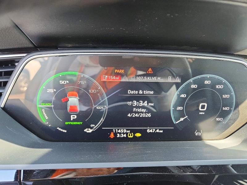 2024 Audi Q8 VIN WA1CAAGE4RB010463 COPART salvage auction — FRONT END, Ca - Salvage Certificate, sold $18,000 on 2026-07-13 (photo 9)