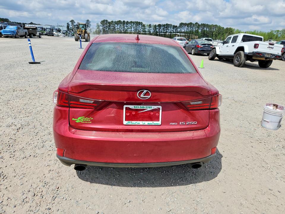 2014 Lexus Is VIN JTHCF1D2XE5010976 COPART salvage auction — FRONT END, NC - SALVAGE CERTIFICATE OF TITLE, sold $1,400 on 2026-07-27 (photo 6)