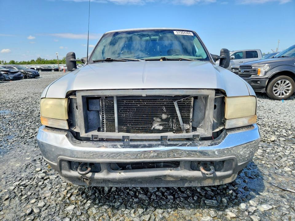 2002 Ford F-250 super duty VIN 1FTNX20F62EA21989 COPART salvage auction — VANDALISM, Ca - Salvage Certificate, sold $7,600 on 2026-07-16 (photo 5)