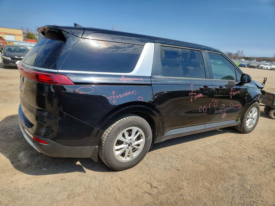 2023 Kia Carnival VIN KNDNB5H39P6202547 COPART salvage auction — FRONT END, On - Permit No Brand - Unfit, sold $9,100 on 2026-07-28 (photo 3)