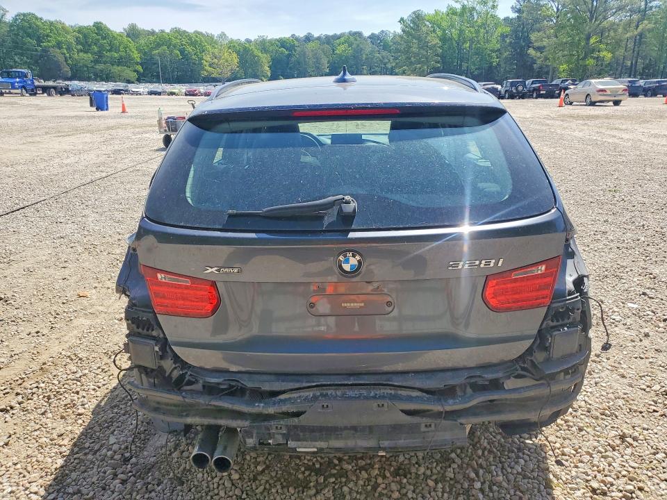 2015 BMW 3er VIN WBA3G7C55FK297589 COPART salvage auction — REAR END, Nc - Salvage Certificate Of Title, sold $6,000 on 2026-07-06 (photo 6)