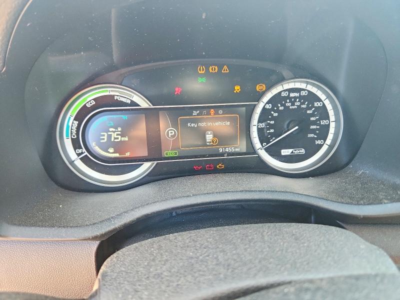 2017 Kia Niro VIN KNDCC3LC7H5037296 COPART salvage auction — FRONT END, Ga - Cert Of Title-Salvage, sold $425 on 2026-07-16 (photo 9)