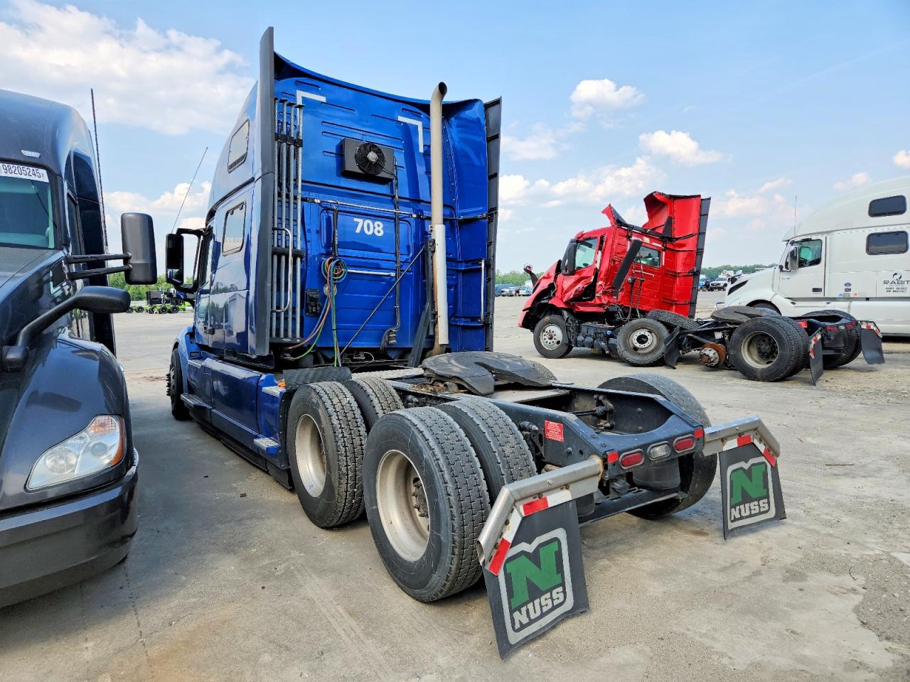 2022 Volvo VNL VIN 4V4NC9EH8NN303803 COPART salvage auction — Front End, NC - SALVAGE CERTIFICATE OF TITLE, sold $44,750 on 2026-07-02 (photo 3)