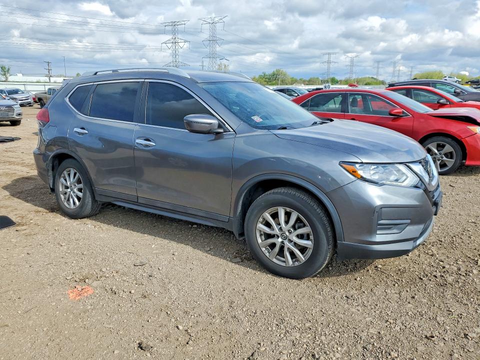 2020 Nissan Rogue VIN 5N1AT2MV6LC754340 COPART salvage auction — REAR END, Il - Salvage Certificate, sold $3,100 on 2026-07-02 (photo 4)