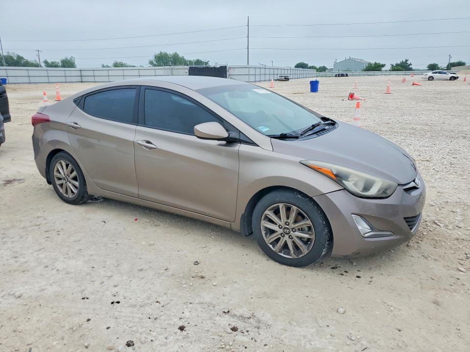 2016 Hyundai Elantra VIN 5NPDH4AE7GH786422 COPART salvage auction — UNDERCARRIAGE, Mt - Certificate Of Title, sold $800 on 2026-07-06 (photo 4)