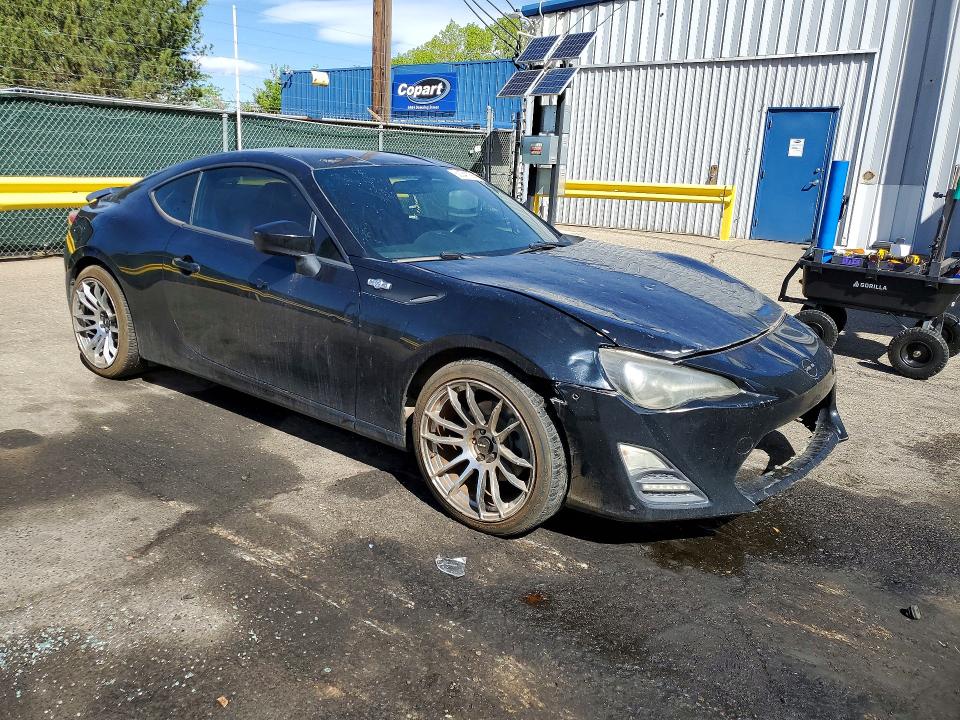 2013 Scion Fr-s VIN JF1ZNAA18D1727284 COPART salvage auction — FRONT END, CO - CERTIFICATE OF TITLE (P), sold $2,250 on 2026-07-21 (photo 4)