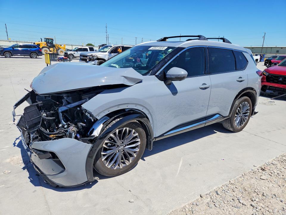 2025 Nissan Rogue VIN JN8BT3DC9SW101421 COPART salvage auction — FRONT END, Tx - Certificate Of Title, sold $8,100 on 2026-07-07 (photo 1)