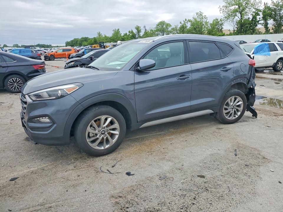 2018 Hyundai Tucson VIN KM8J33A47JU643577 COPART salvage auction — REAR END, Mo - Salvage Certificate Of Title, sold $4,200 on 2026-07-10 (photo 1)