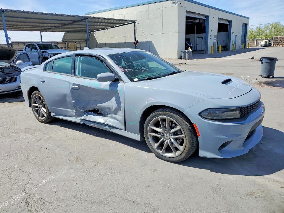 2021 Dodge Charger VIN 2C3CDXMG9MH501251 COPART salvage auction — SIDE, Nm - Cert Of Title-Salvage, sold $3,800 on 2026-07-24 (photo 4)