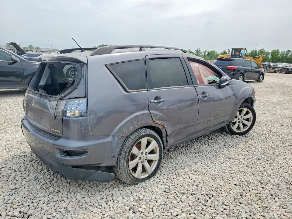 2010 Mitsubishi Outlander VIN JA4JT4AX3AZ002945 COPART salvage auction — ROLLOVER, Tx - Salvage Vehicle Title, sold $475 on 2026-07-07 (photo 3)