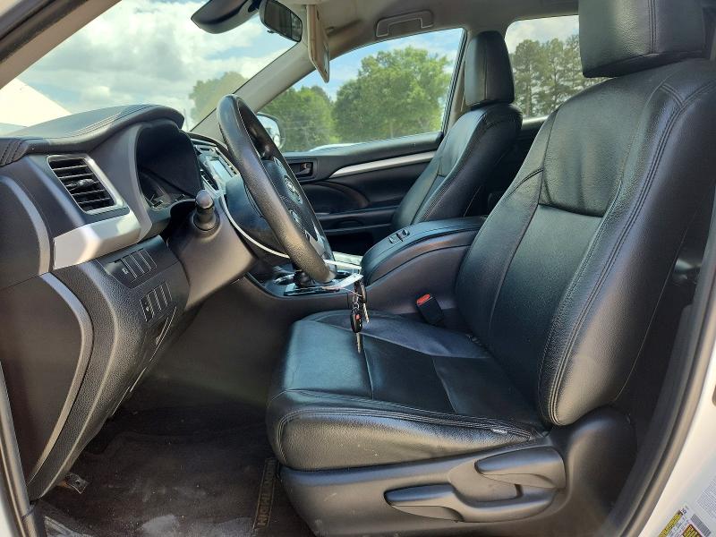 2019 Toyota Highlander VIN 5TDZZRFH0KS359167 COPART salvage auction — FRONT END, Ga - Certificate Of Title, sold $10,500 on 2026-07-15 (photo 7)