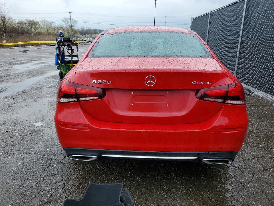 2020 Mercedes-benz A-klasse VIN WDD3G4FB4LW039481 COPART salvage auction — UNDERCARRIAGE, Mi - Certificate Of Title, sold $5,200 on 2026-07-28 (photo 6)