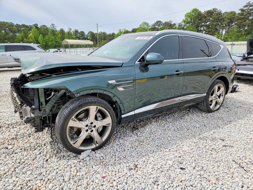 2023 Genesis Gv80 VIN KMUHCESC5PU143279 COPART salvage auction — FRONT END, Ga - Cert Of Title-Salvage, sold $13,300 on 2026-07-07 (photo 1)