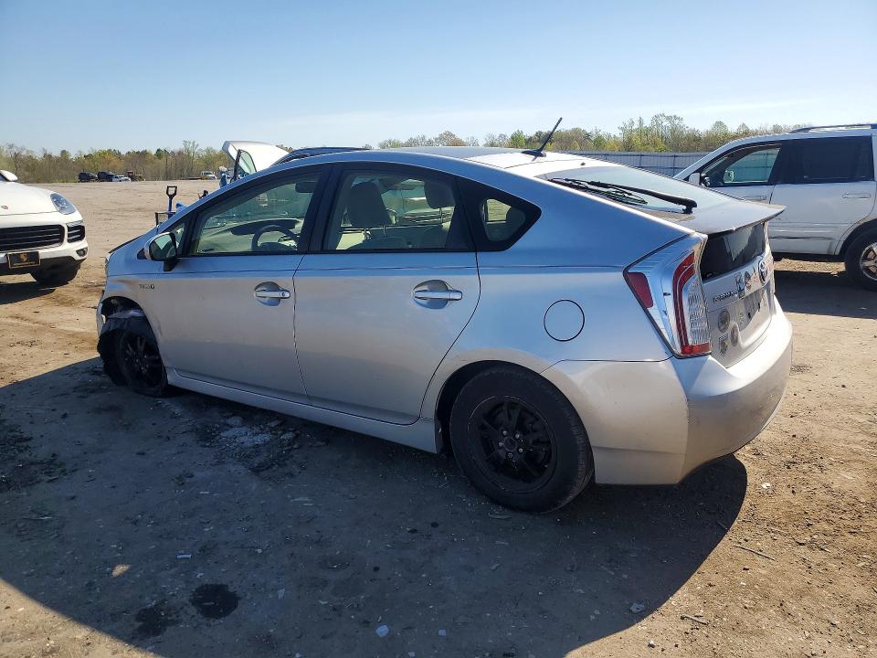 2014 Toyota Prius VIN JTDKN3DUXE1790644 COPART salvage auction — FRONT END, Md - Cert Of Salvage > 75% Damage, sold $225 on 2026-07-22 (photo 2)