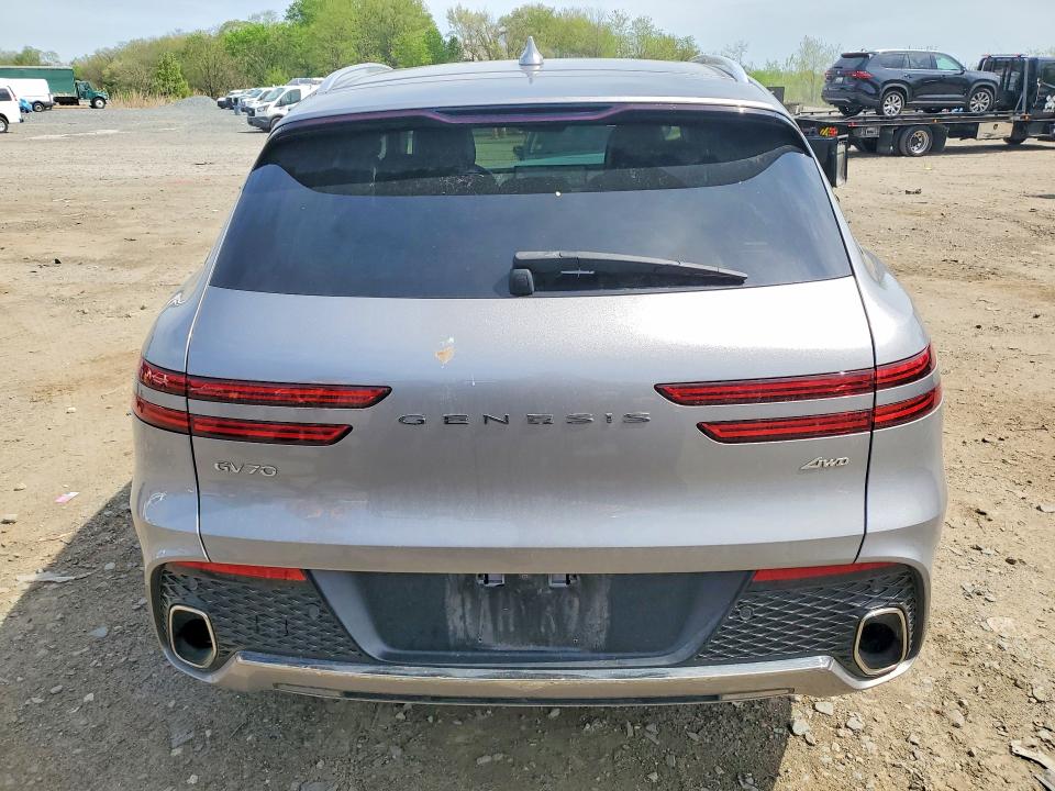 2023 Genesis Gv70 VIN KMUMADTBXPU137756 COPART salvage auction — FRONT END, Md - Cert Of Salvage > 75% Damage, sold $6,100 on 2026-07-07 (photo 6)