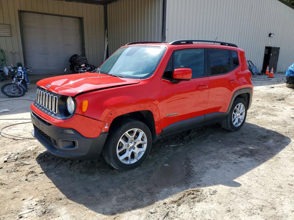 2017 Jeep Renegade VIN ZACCJBBB8HPF48936 COPART salvage auction — FRONT END, Md - Cert Of Salvage > 75% Damage, sold $1,600 on 2026-07-28 (photo 1)