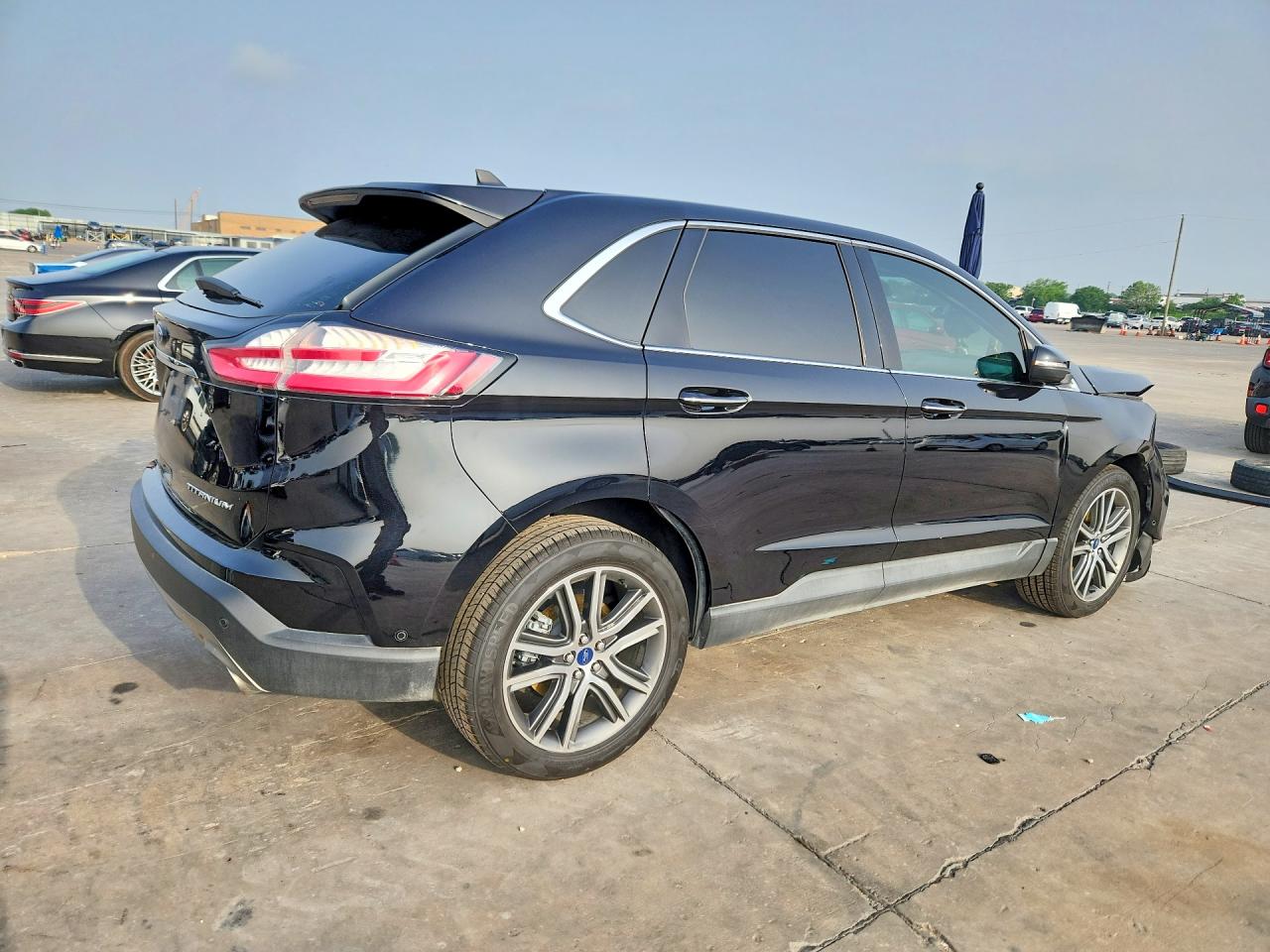2020 Ford Edge VIN 2FMPK3K92LBB50809 COPART salvage auction — Front End, TX - CERTIFICATE OF TITLE, sold $5,000 on 2026-07-09 (photo 3)