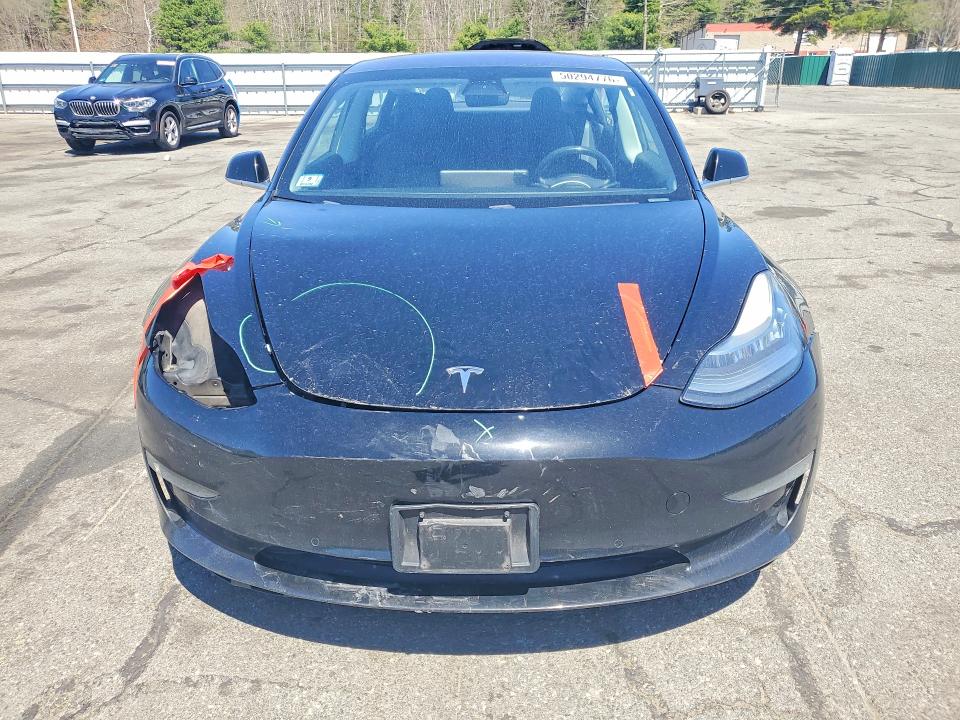 2018 Tesla Model 3 VIN 5YJ3E1EA7JF023476 COPART salvage auction — FRONT END, Salvage Title, sold $1,400 on 2026-07-28 (photo 5)