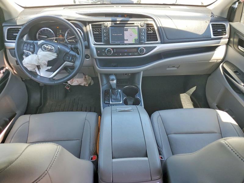 2016 Toyota Highlander VIN 5TDKKRFH3GS163656 COPART salvage auction — FRONT END, Ca - Salvage Certificate, sold $5,800 on 2026-07-06 (photo 8)