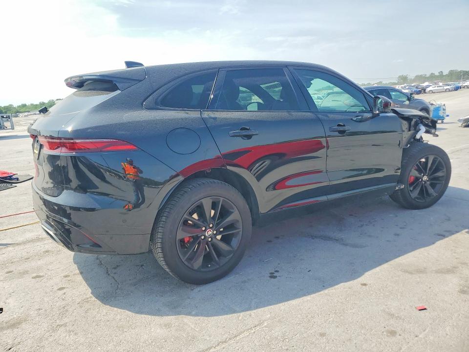 2024 Jaguar F-pace VIN SADCT2FU9RA738966 COPART salvage auction — FRONT END, Tn - Salvage Certificate, sold $15,900 on 2026-07-20 (photo 3)