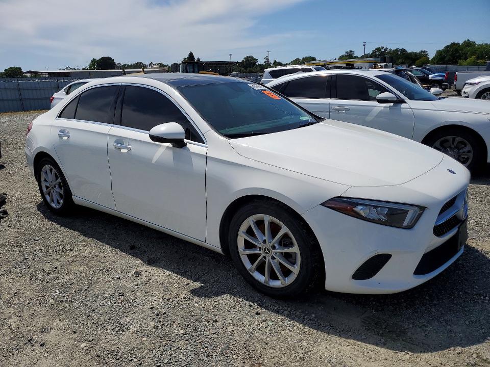 2020 Mercedes-benz A-klasse VIN W1K3G4EB2LW046673 COPART salvage auction — MECHANICAL, Ca - Dis/Dlr/Exp Only Clean Title (P), sold $8,500 on 2026-07-21 (photo 4)