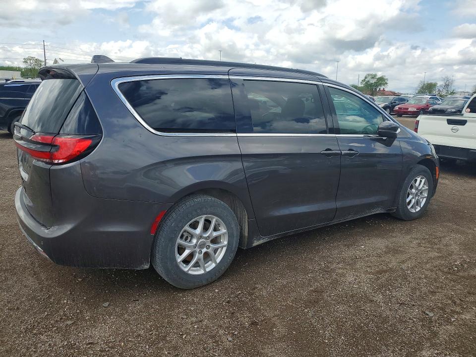 2022 Chrysler Pacifica VIN 2C4RC1BGXNR100151 COPART salvage auction — HAIL, Ia - Cert Of Title-Salvage Title, sold $5,700 on 2026-07-24 (photo 3)