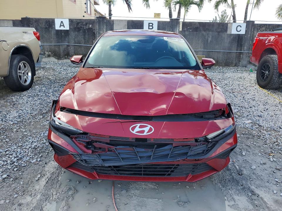 2025 Hyundai Elantra VIN KMHLL4DG1SU862976 COPART salvage auction — FRONT END, Fl - Cert Of Title Slvg Rebuildable, sold $4,300 on 2026-07-07 (photo 5)