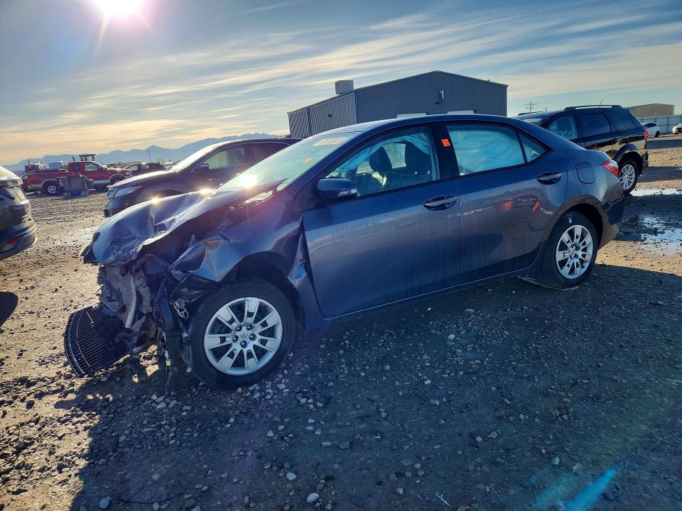 2014 Toyota Corolla VIN 5YFBURHE9EP145908 COPART salvage auction — FRONT END, Ut - Salvage Certificate, sold $975 on 2026-07-07 (photo 1)