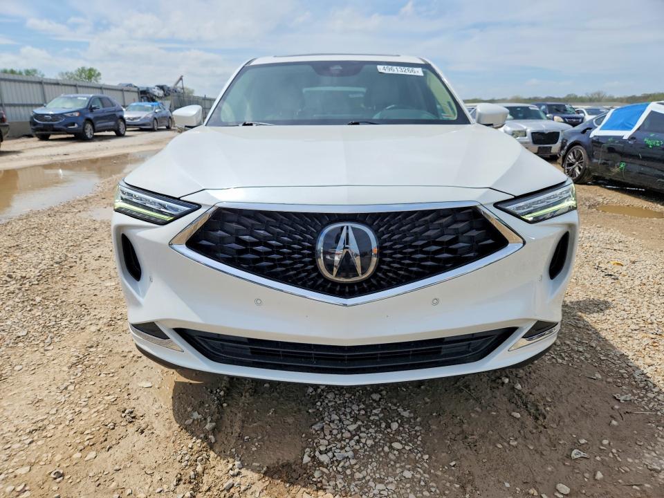 2022 Acura Mdx VIN 5J8YE1H4XNL012102 COPART salvage auction — HAIL, MO - SALVAGE CERTIFICATE OF TITLE, sold $20,200 on 2026-07-28 (photo 5)