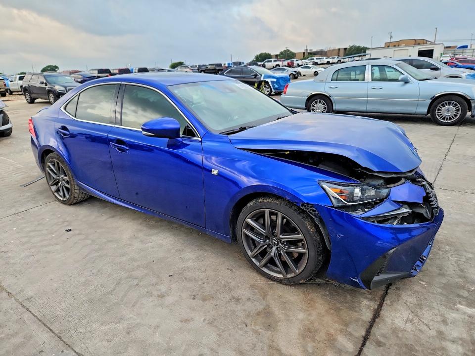 2019 Lexus Is VIN JTHBA1D20K5087670 COPART salvage auction — FRONT END, Tx - Salvage Vehicle Title, sold $200 on 2026-07-30 (photo 4)