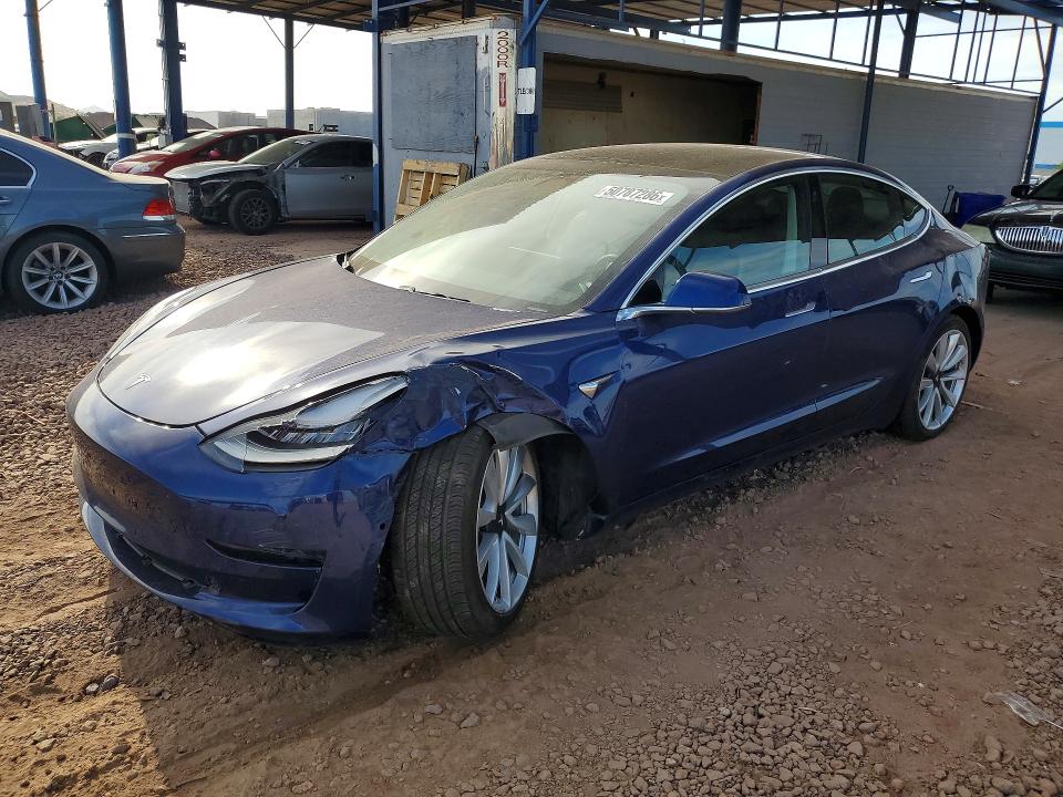 2019 Tesla Model 3 VIN 5YJ3E1EB3KF497449 COPART salvage auction — FRONT END, Salvage Title, sold $7,000 on 2026-07-14 (photo 1)