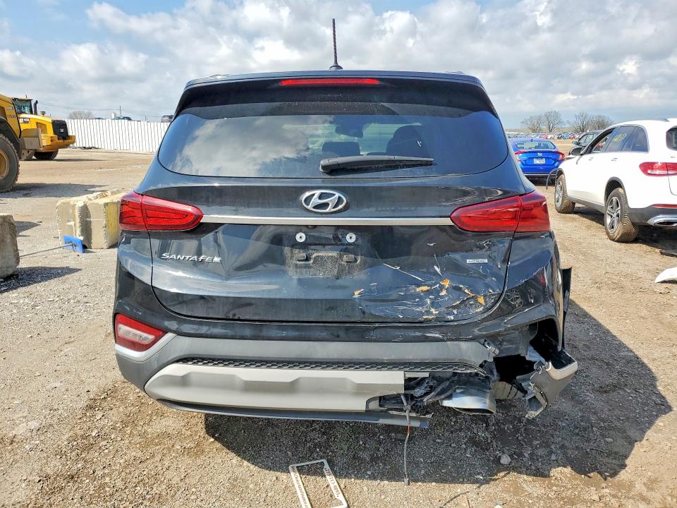 2020 Hyundai Santa fe VIN 5NMS2CAD2LH161346 COPART salvage auction — REAR END, Il - Salvage Certificate, sold $3,200 on 2026-07-03 (photo 6)