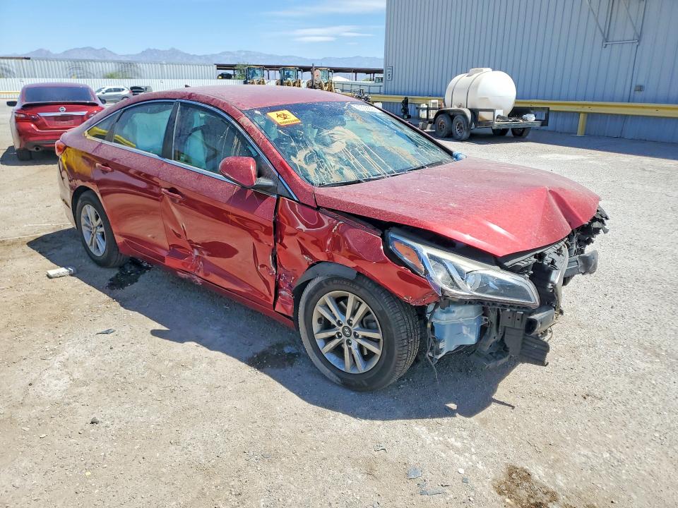 2015 Hyundai Sonata VIN 5NPE24AF0FH187696 COPART salvage auction — FRONT END, Az - Cert Of Title - Salvage, sold $575 on 2026-07-10 (photo 4)
