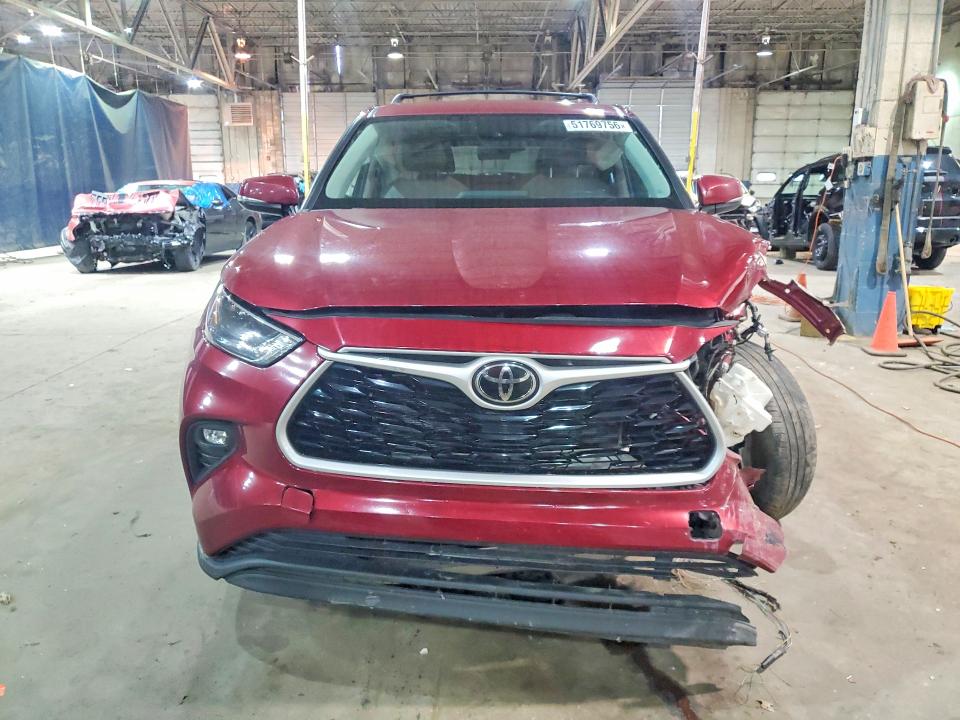 2023 Toyota VIN 5TDKDRAH7PS501366 COPART salvage auction — FRONT END, Mi - Scrap Certificate Of Title, sold $9,200 on 2026-07-07 (photo 5)