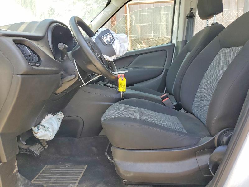 2021 Ram Promaster city VIN ZFBHRFAB2M6V75900 COPART salvage auction — FRONT END, Ca - Salvage Certificate, sold $3,150 on 2026-07-16 (photo 7)