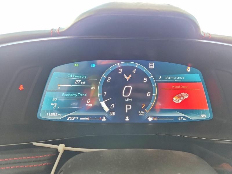 2023 Chevrolet Corvette stingray VIN 1G1YC3D47P5130601 COPART salvage auction — UNDERCARRIAGE, CO - PUBLIC - SALVAGE TITLE, sold $54,500 on 2026-07-16 (photo 9)