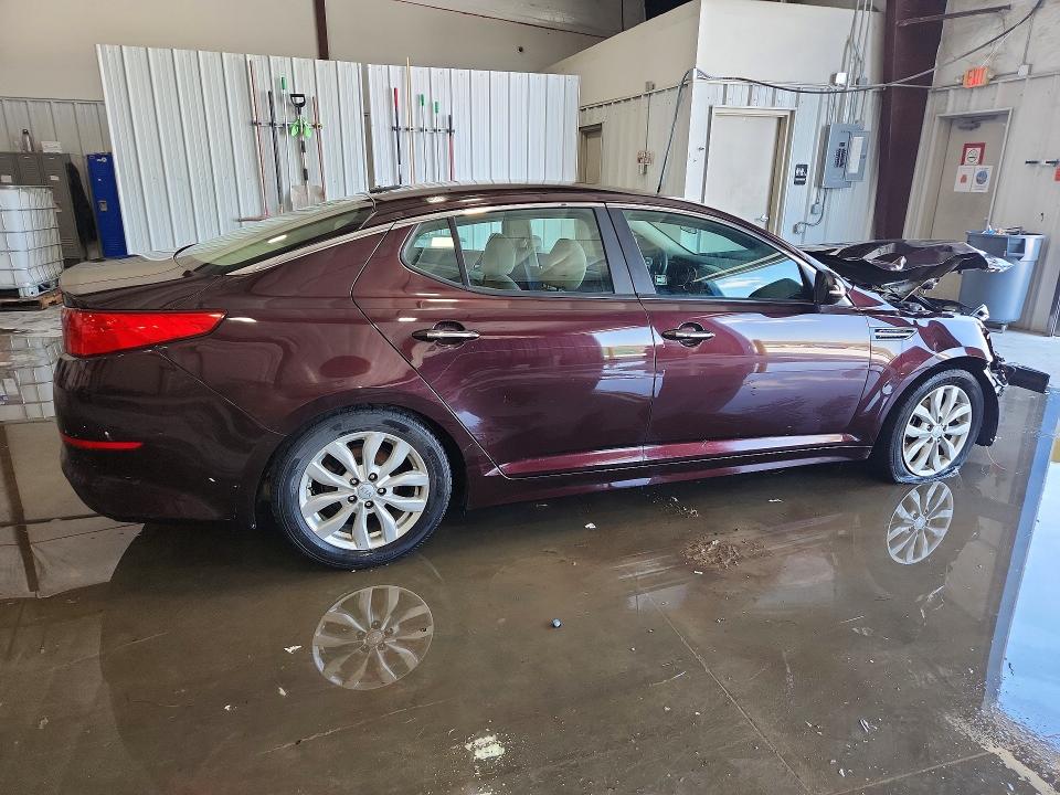2014 Kia Optima VIN 5XXGM4A79EG321059 COPART salvage auction — FRONT END, Il - Salvage Certificate, sold $375 on 2026-07-13 (photo 3)