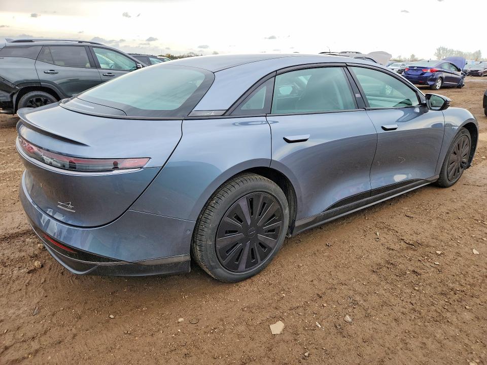 2025 Lucid Air VIN 50EA1TEA6SA002087 COPART salvage auction — FRONT END, Il - Salvage Certificate, sold $13,700 on 2026-07-16 (photo 3)