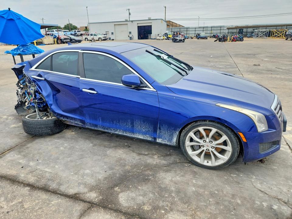 2014 Cadillac Ats VIN 1G6AA5RX6E0171649 COPART salvage auction — ALL OVER, Tx - Salvage Vehicle Title, sold $925 on 2026-07-09 (photo 4)