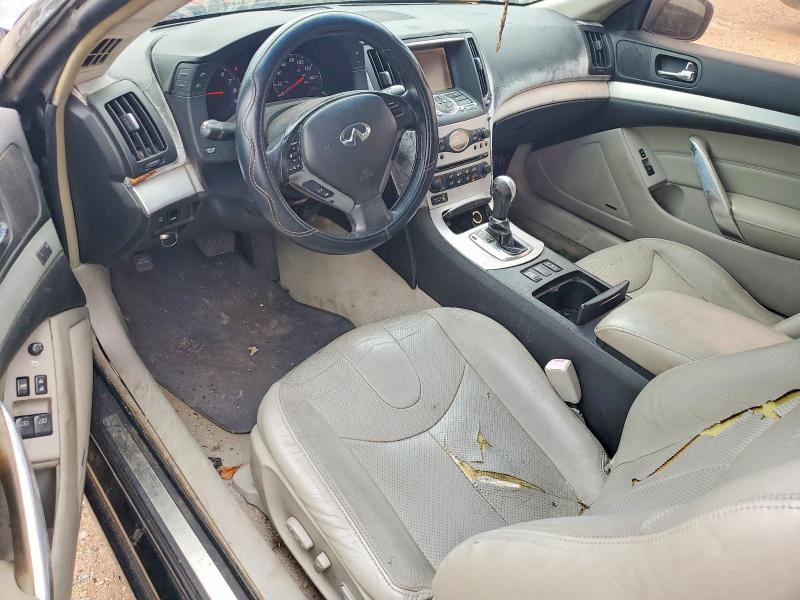 2008 Infiniti G37 VIN JNKCV64E38M124001 COPART salvage auction — MINOR DENT/SCRATCHES, Tx - Cert Of Title-Rebuilt Salvage, sold $1,300 on 2026-07-02 (photo 8)