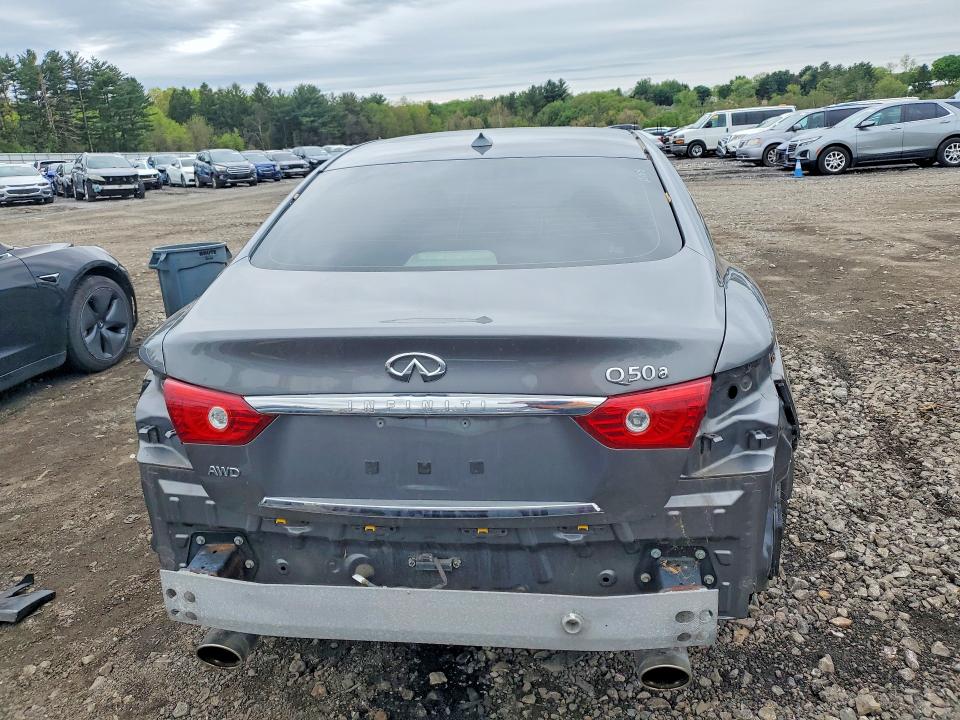 2015 Infiniti VIN JN1BV7AR6FM410225 COPART salvage auction — FRONT END, Md - Certificate Of Title, sold $3,850 on 2026-07-27 (photo 6)