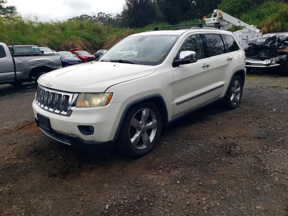 2012 Jeep Grand cherokee VIN 1C4RJFCT4CC200282 COPART salvage auction — FRONT END, HI - CERTIFICATE OF SALVAGE, sold $1,250 on 2026-08-13 (photo 1)