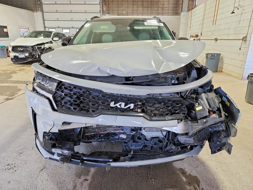 2022 Kia Sorento VIN 5XYRH4LF7NG094578 COPART salvage auction — FRONT END, Mn - Certificate Of Title, sold $5,900 on 2026-07-09 (photo 5)