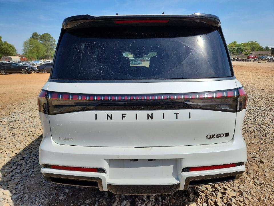 2025 Infiniti VIN JN8AZ3CC2S9604718 COPART salvage auction — FRONT END, Al - Cert Of Title-Salvage Title, sold $57,500 on 2026-08-12 (photo 6)
