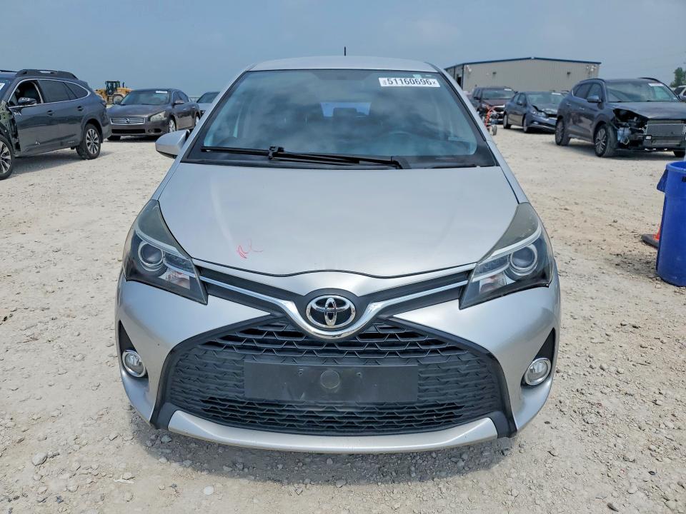 2016 Toyota Yaris VIN VNKKTUD31GA066726 COPART salvage auction — SIDE, Tx - Salvage Vehicle Title, sold $925 on 2026-07-09 (photo 5)